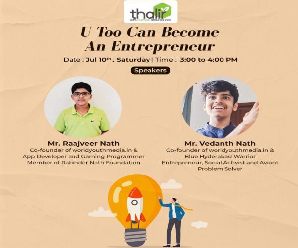 U TOO CAN BECOME AN ENTREPRENEUR 